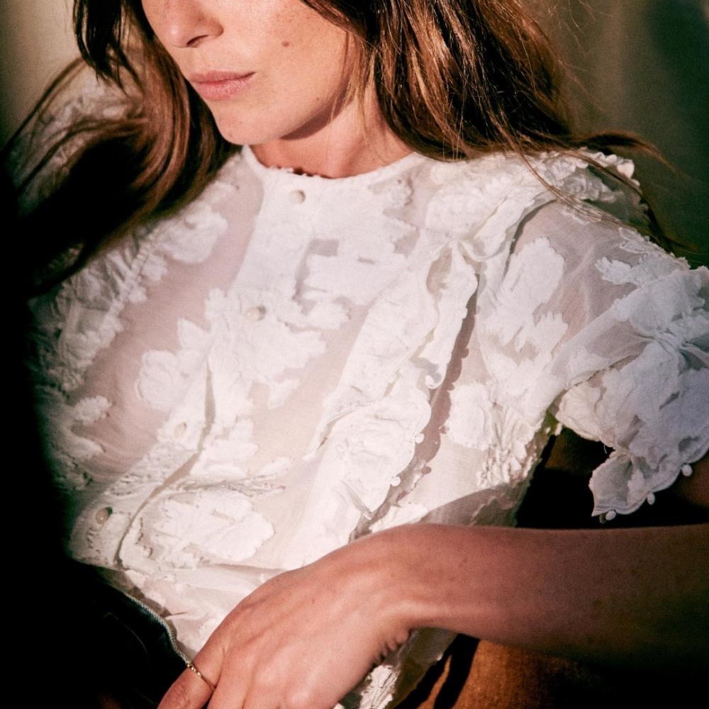 Sezane Paolina Blouse - Size 46